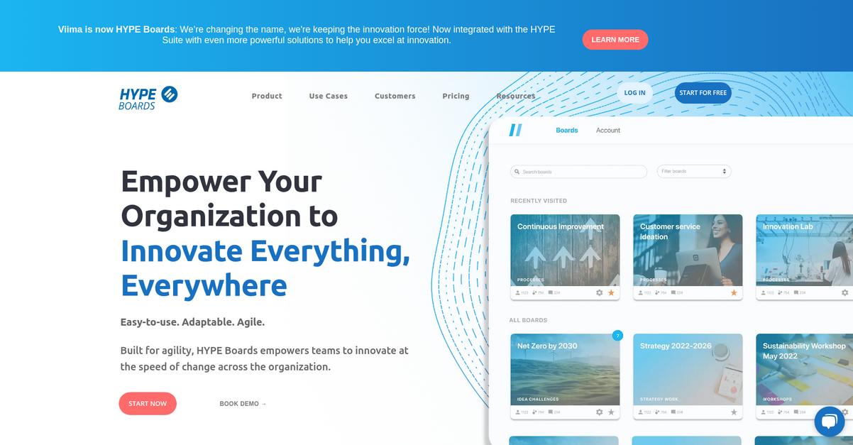 Viima Homepage