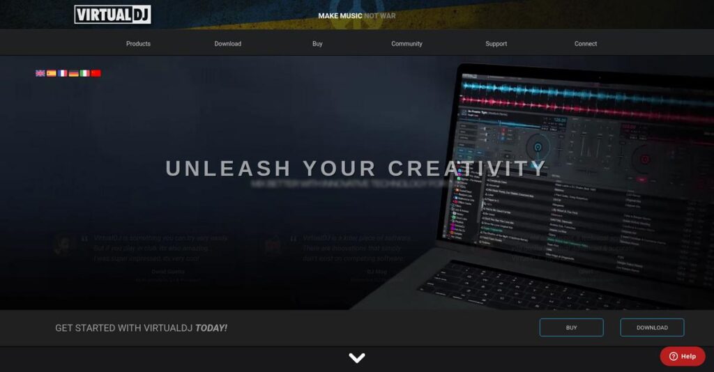 VirtualDJ Homepage