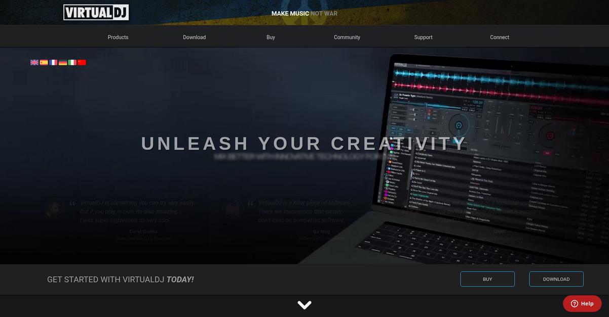 Virtual Dj Homepage