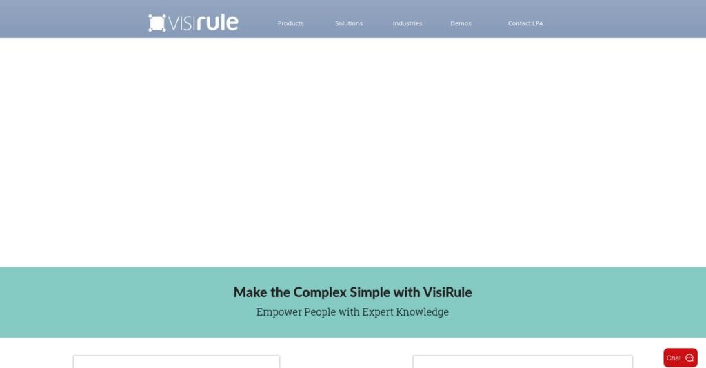 VisiRule Homepage
