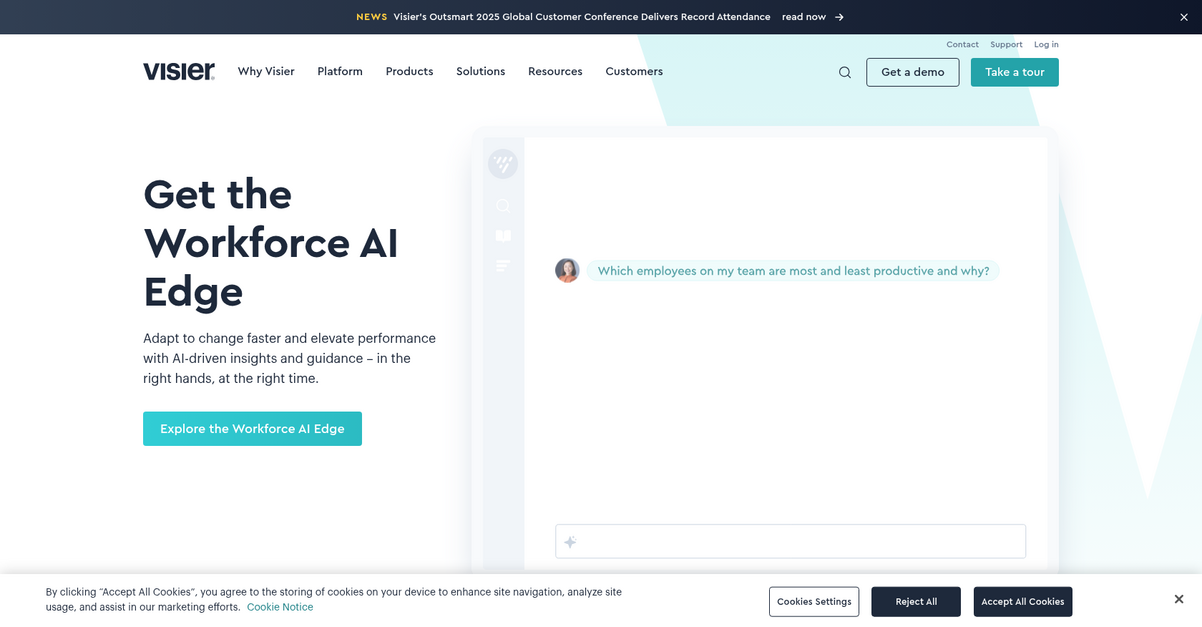 Visier Homepage