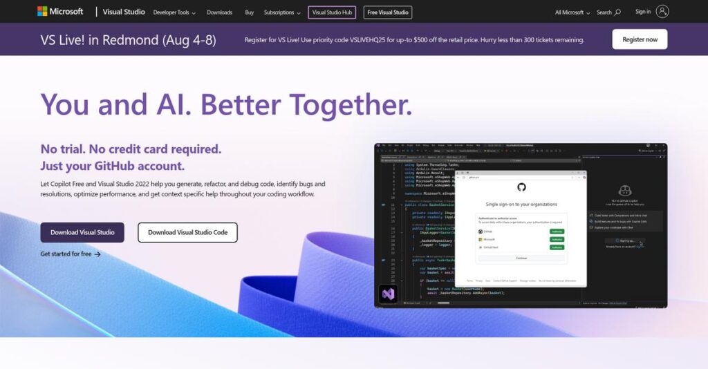 Visual Studio Homepage