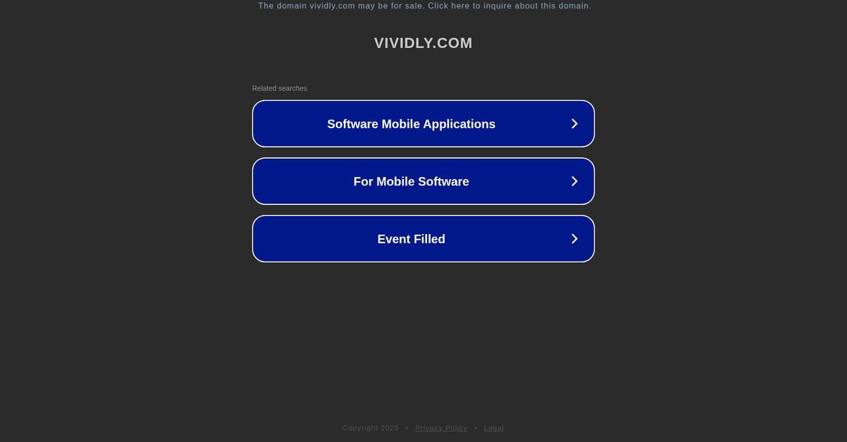 Vividly Homepage