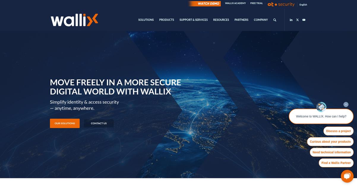 Wallix Homepage