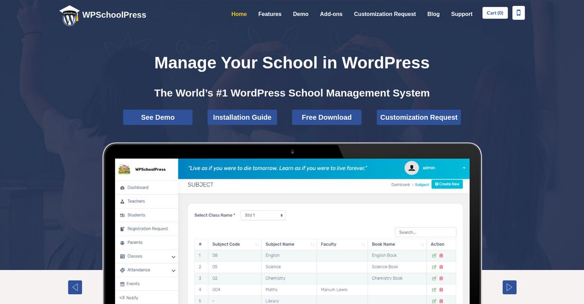 Wpschool Press Homepage