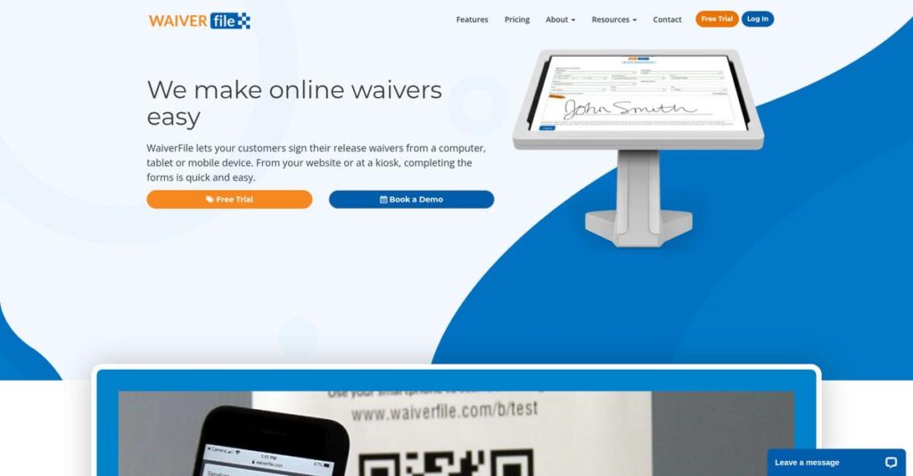 WaiverFile Homepage