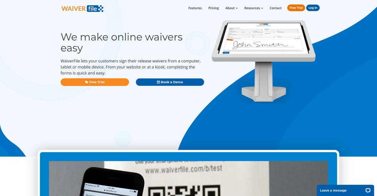 Waiver File Homepage