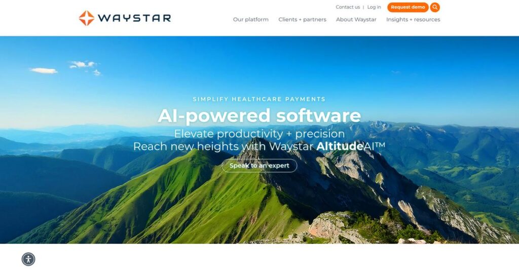 Waystar Homepage