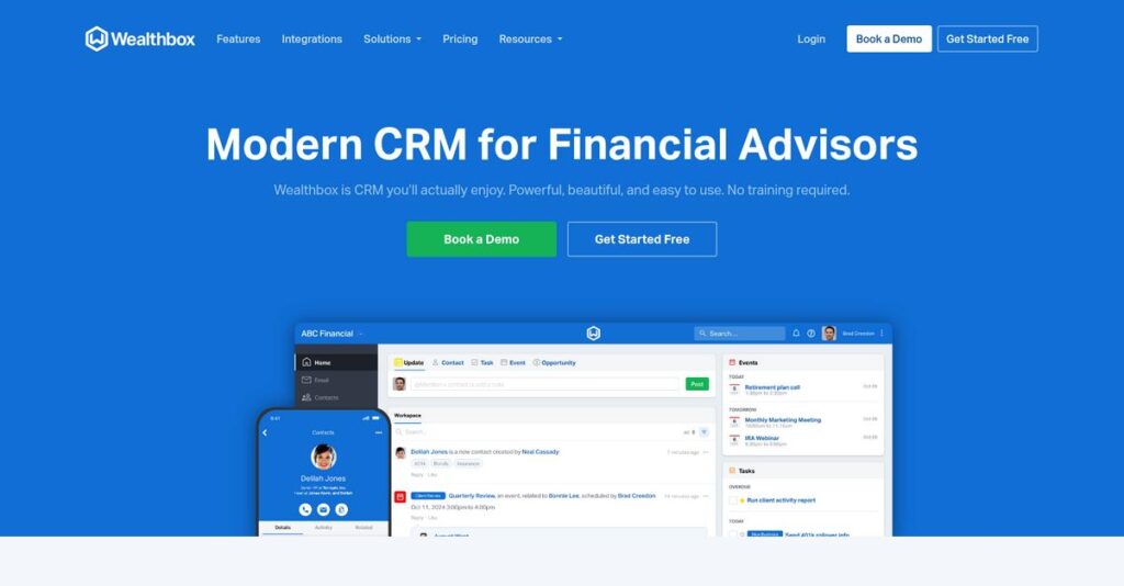 Wealthbox Homepage