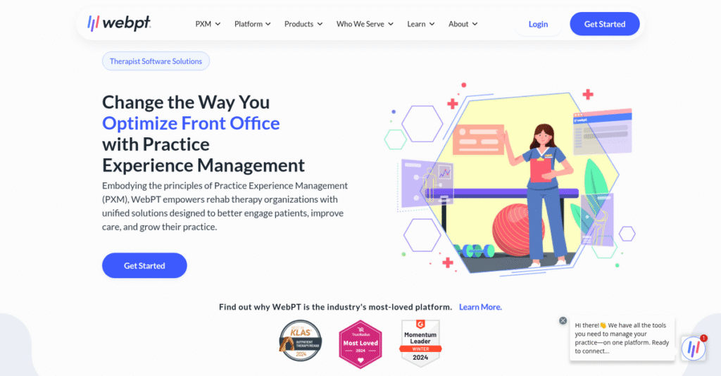WebPT Homepage