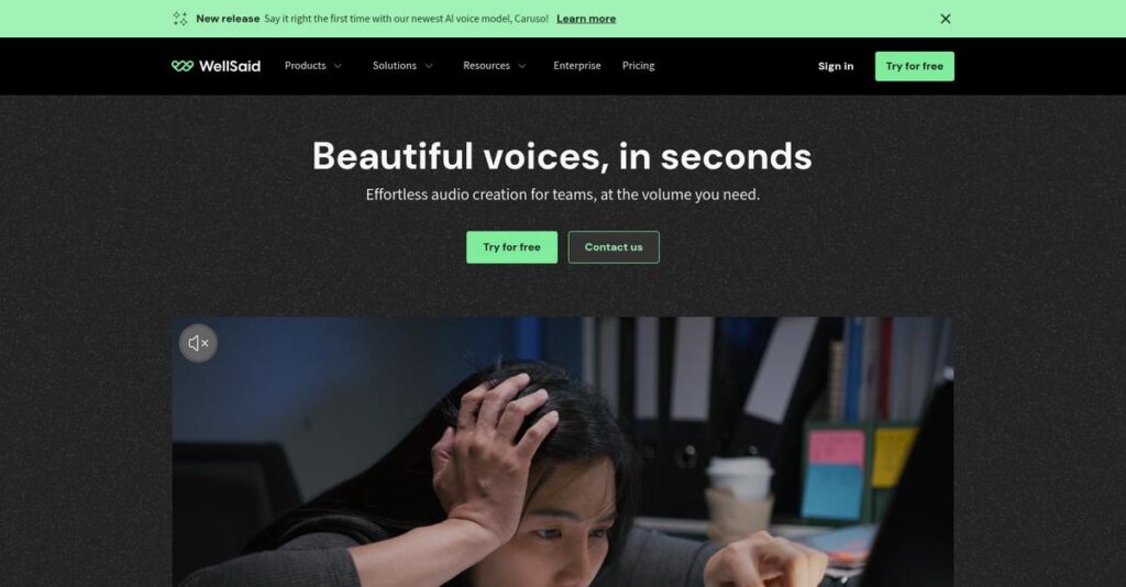 WellSaid Labs Homepage