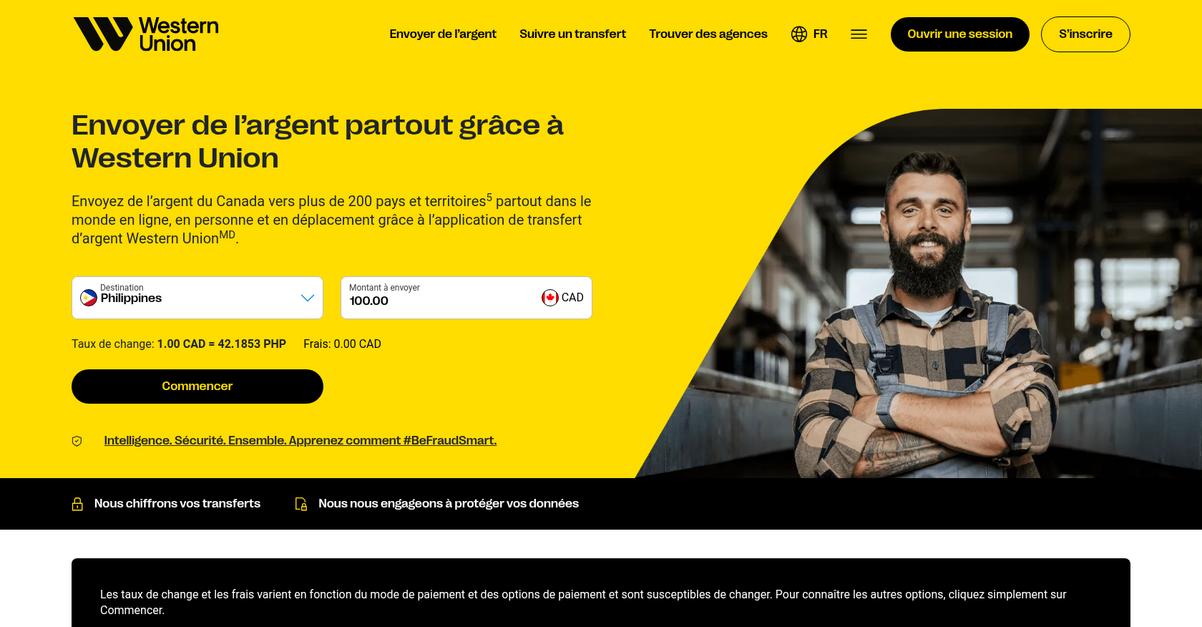 Western Union Homepage