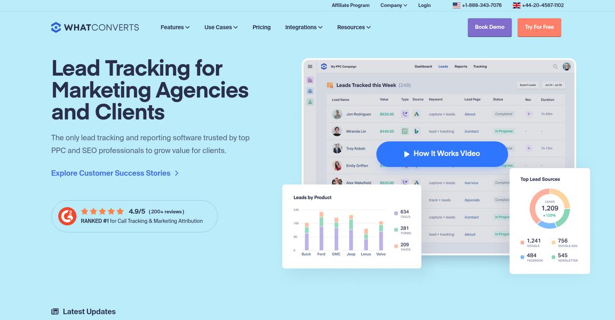 What Converts Homepage