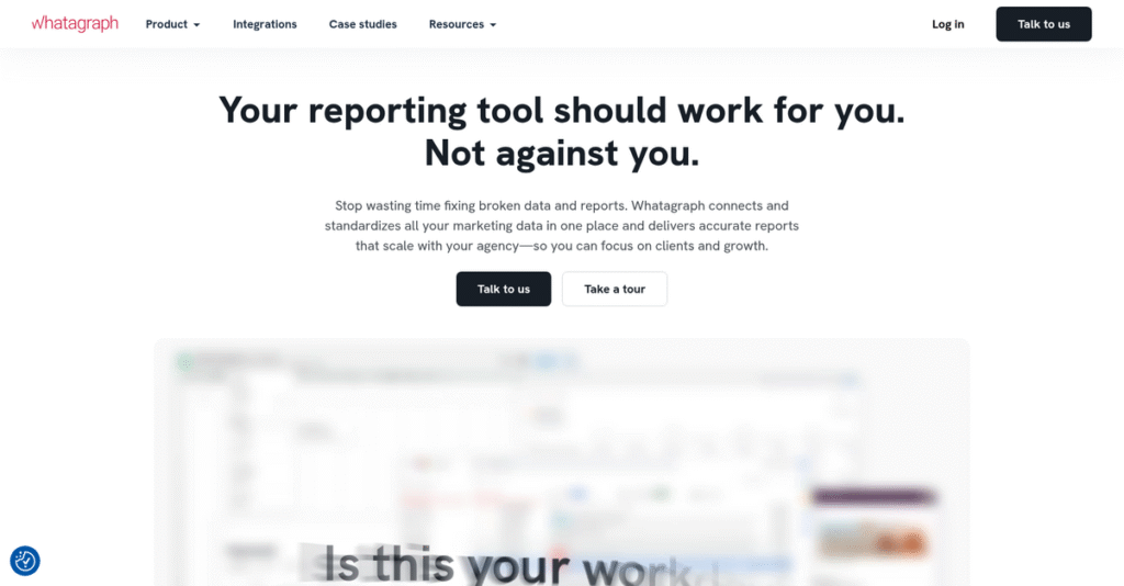 Whatagraph Homepage