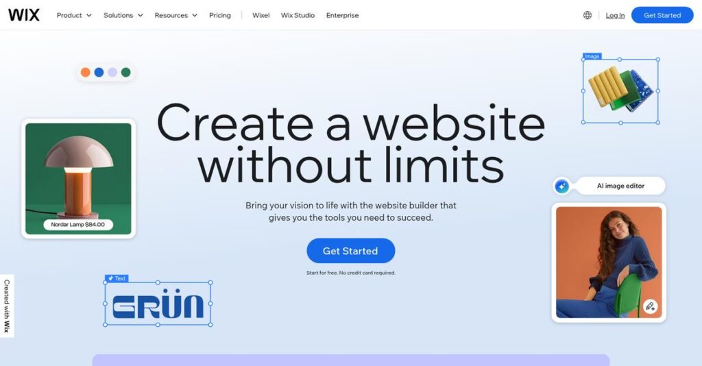 Wix Homepage