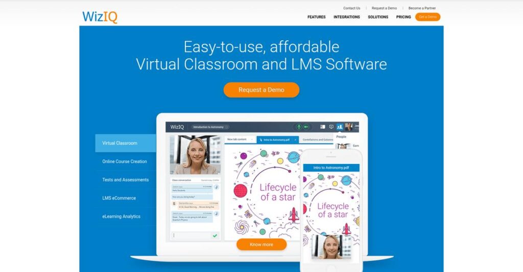 WizIQ Homepage
