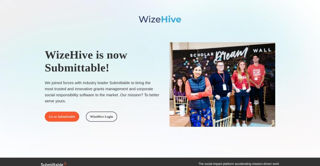 WizeHive Homepage 1