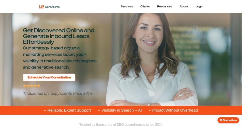 WordAgents Homepage