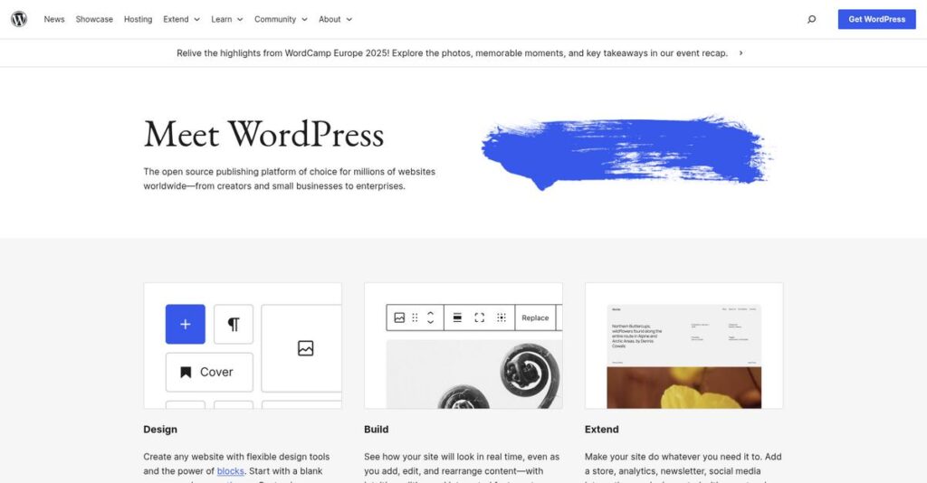 WordPress Homepage