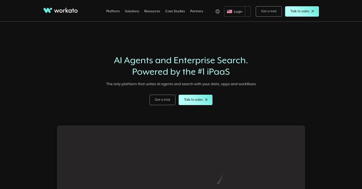 Workato Homepage