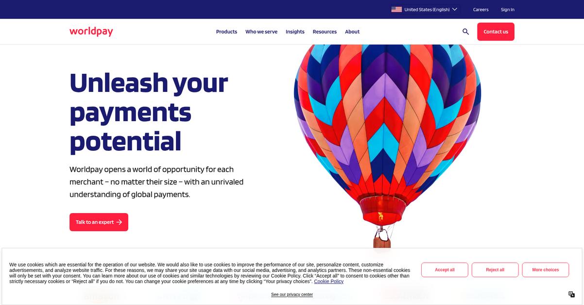 Worldpay Homepage