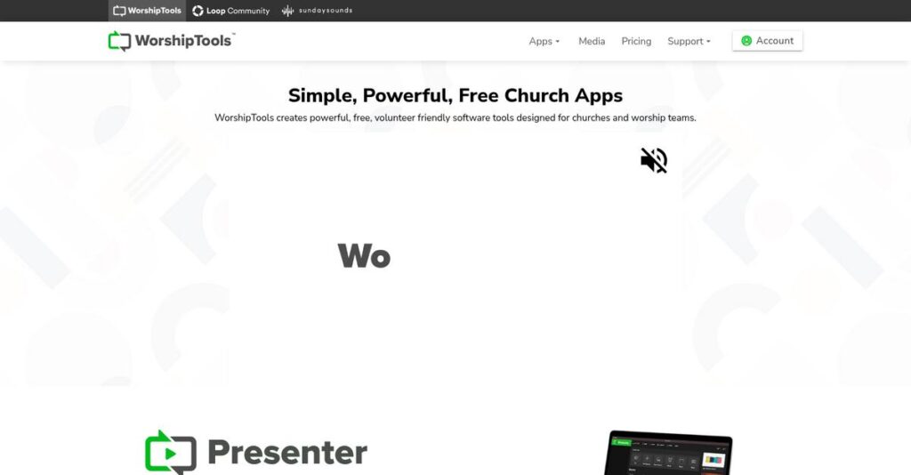 WorshipTools Homepage 1