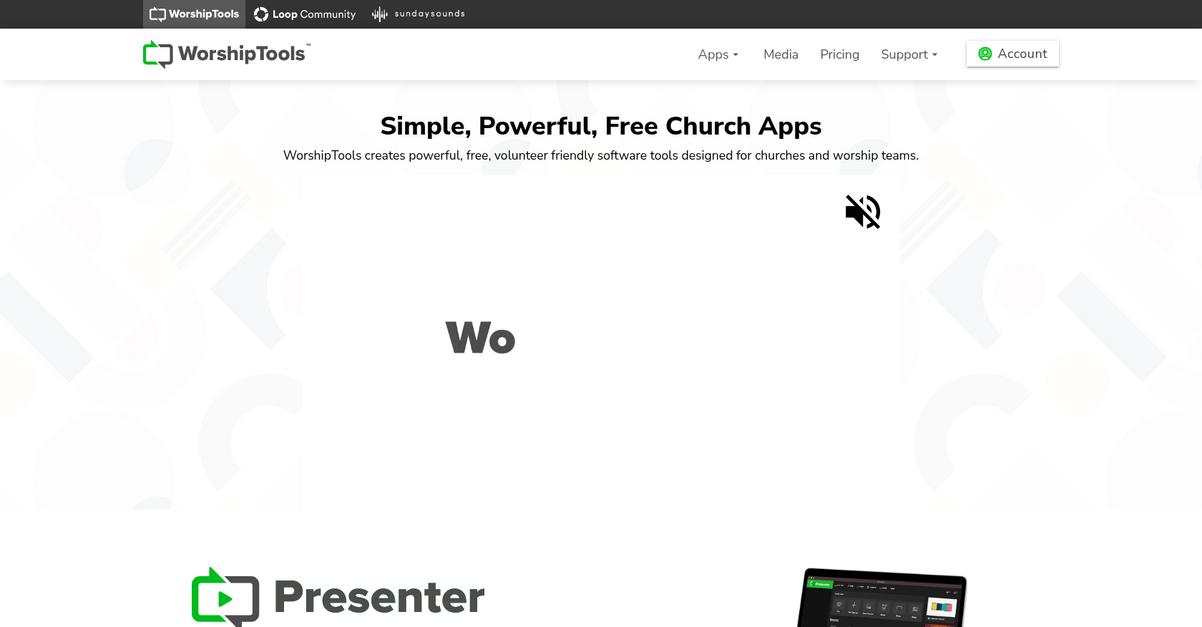Worship Tools Homepage