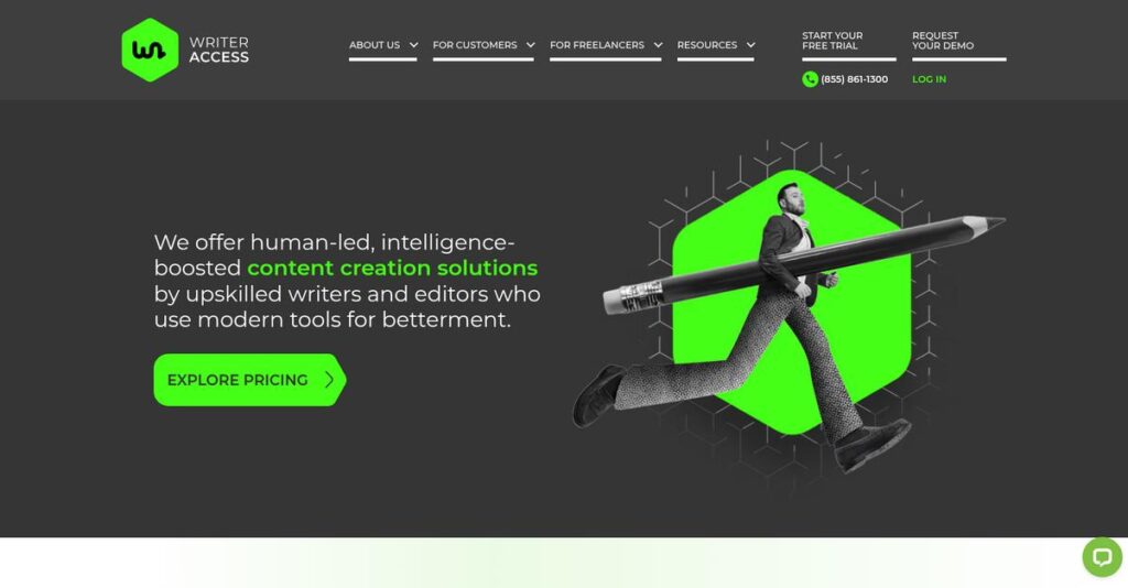 WriterAccess Homepage