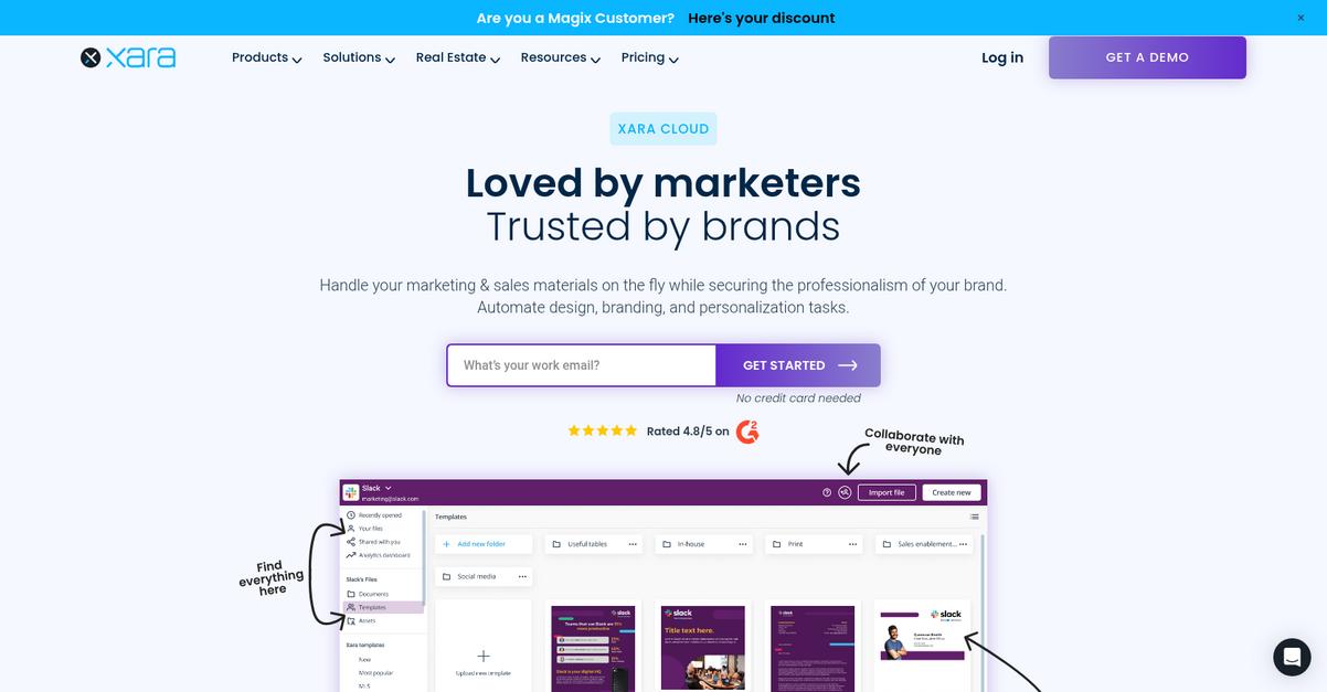 Xara Homepage
