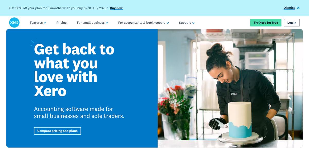 Xero Homepage