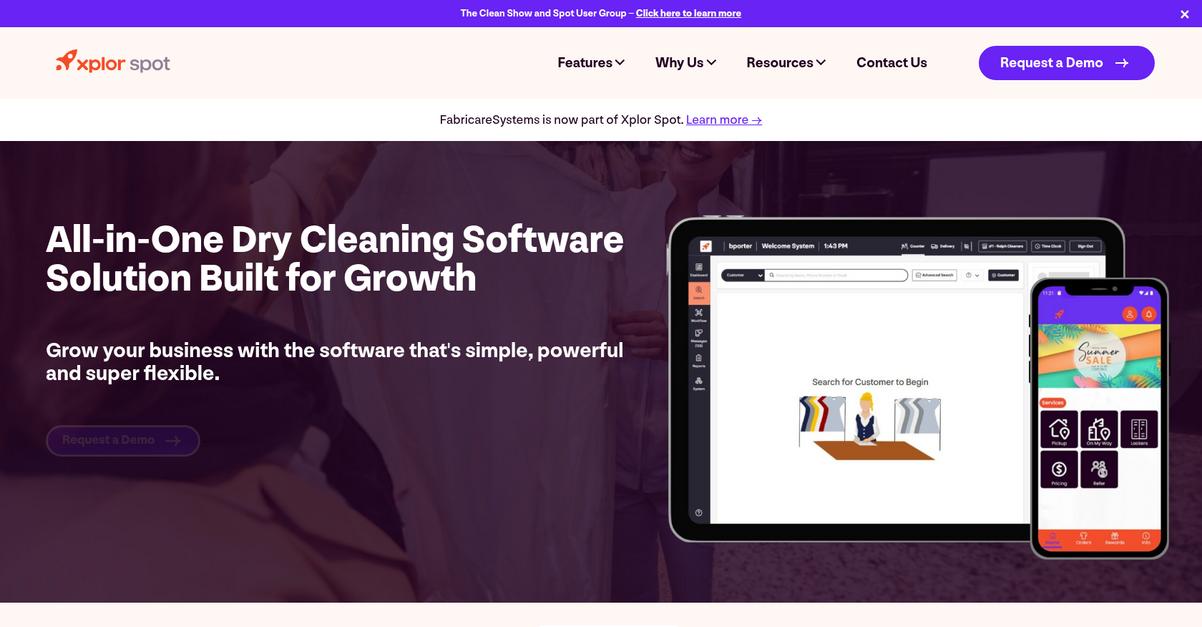 Xplor Spot Homepage
