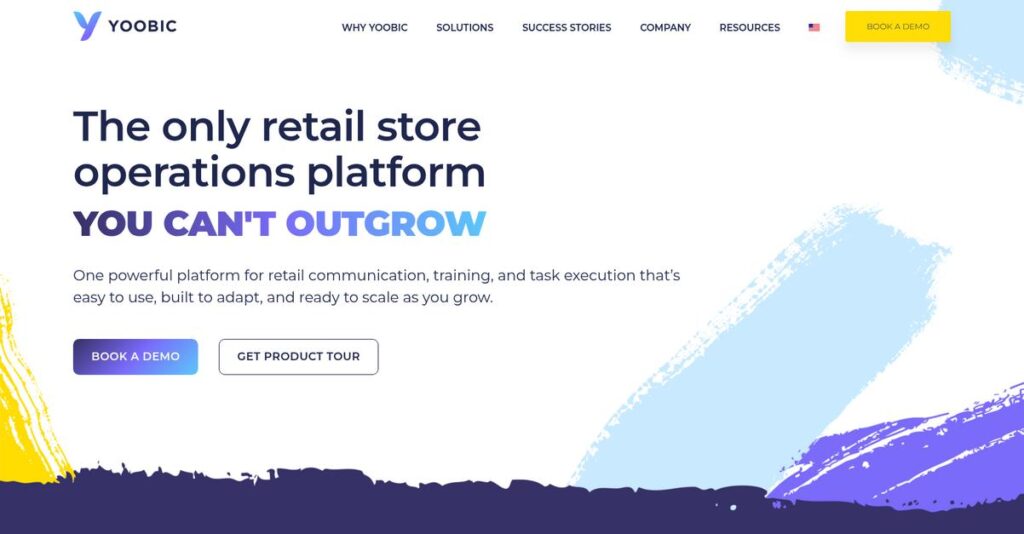 YOOBIC Homepage