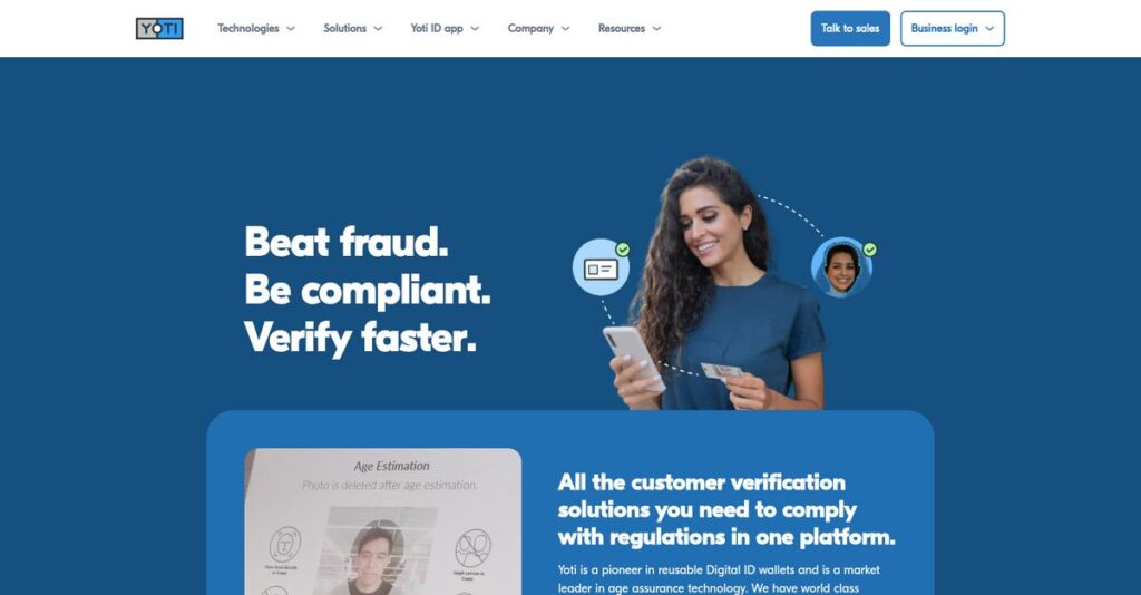 Yoti Homepage