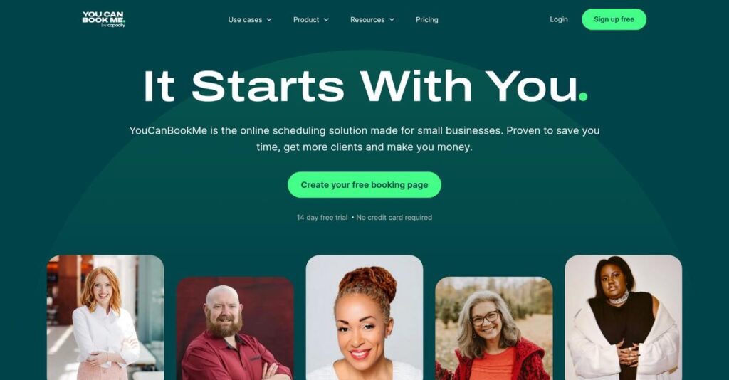 YouCanBookMe Homepage
