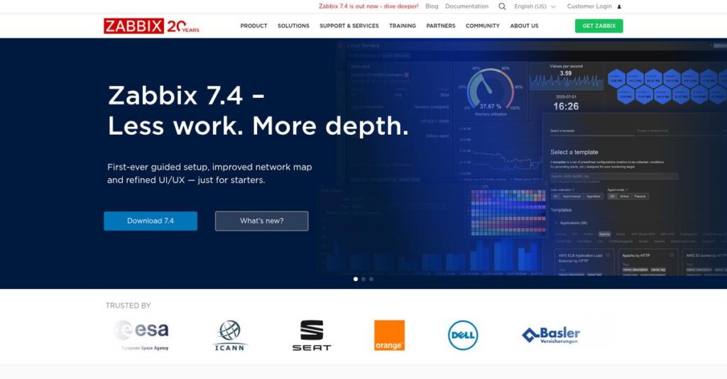 Zabbix Homepage