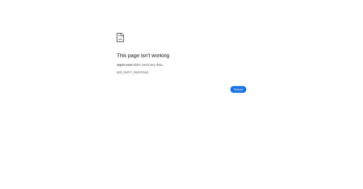Zap In Homepage