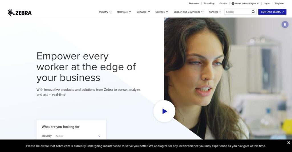 Zebra Technologies Homepage