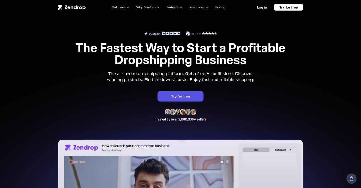 Zendrop Homepage