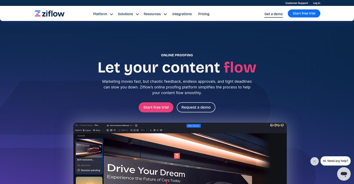 Ziflow Homepage