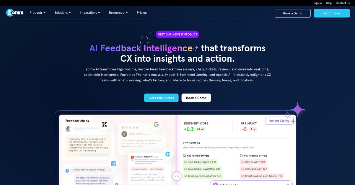 Zonka Feedback Homepage