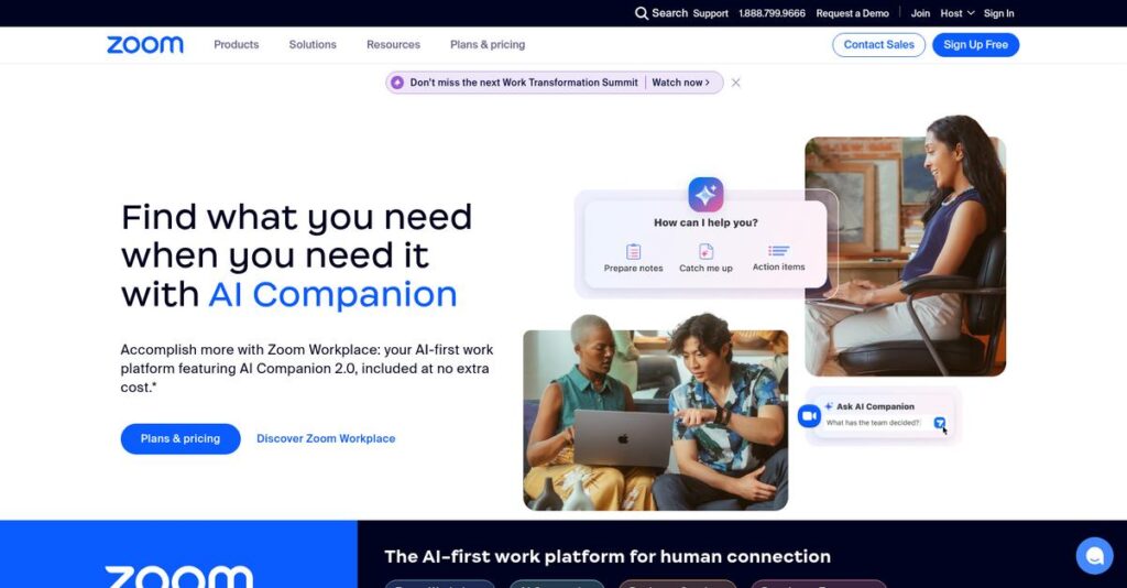 Zoom Homepage