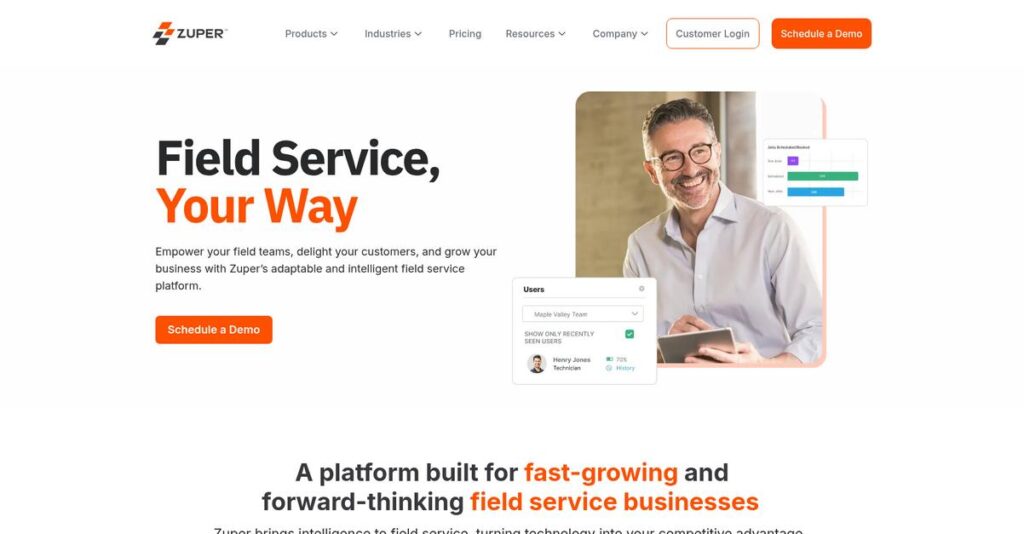 Zuper Homepage