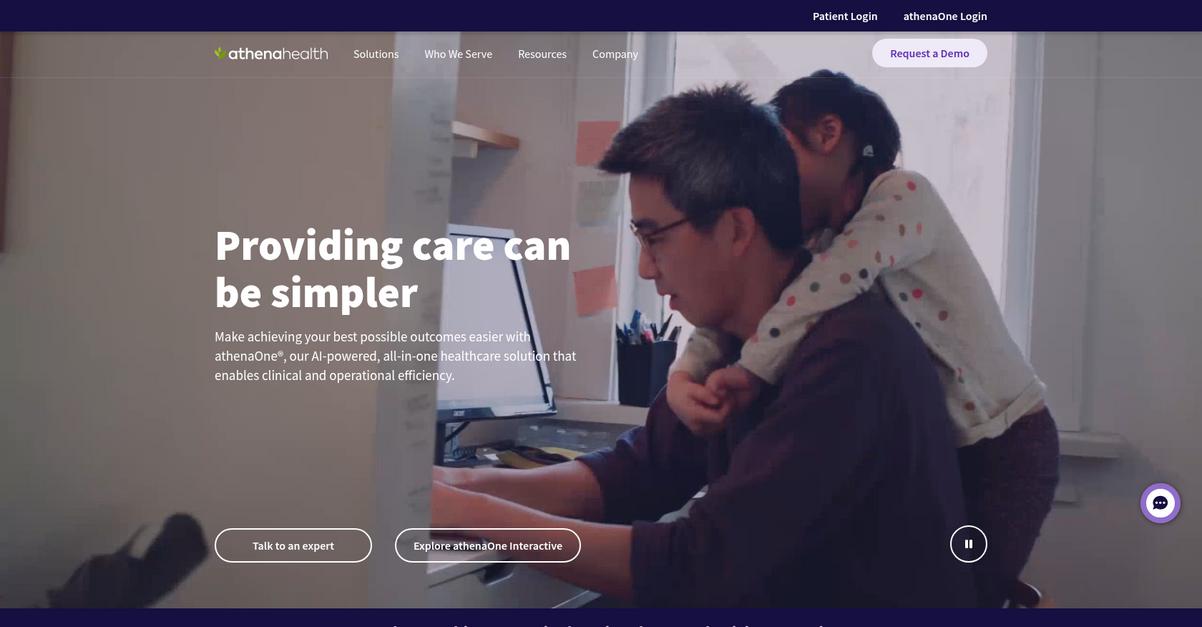 Athenahealth Homepage
