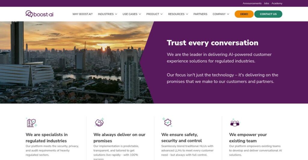 boost.ai Homepage