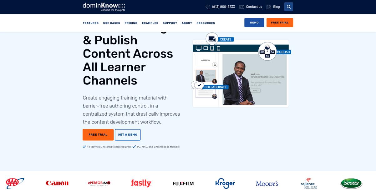 Domin Know Homepage