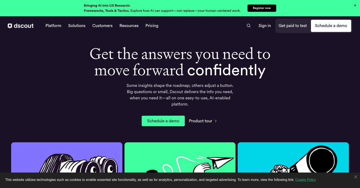 Dscout Homepage