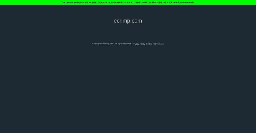 eCrimp Homepage