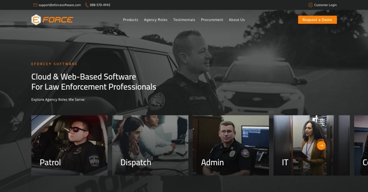 E Force Homepage