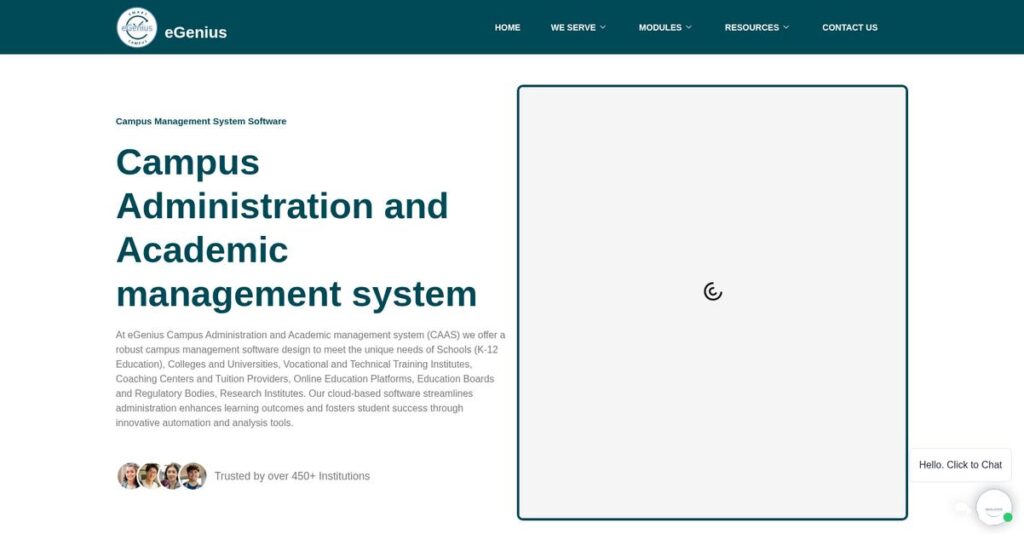 eGenius Homepage