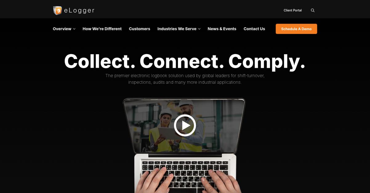 E Logger Homepage